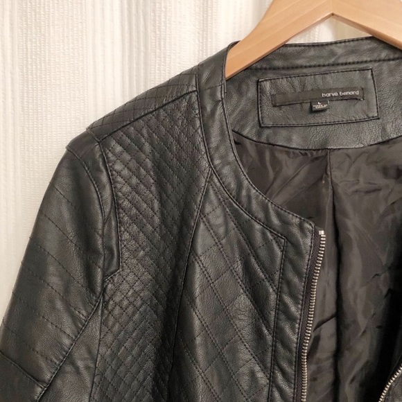 FAUX LEATHER MOTO JACKET - Picture 9 of 11